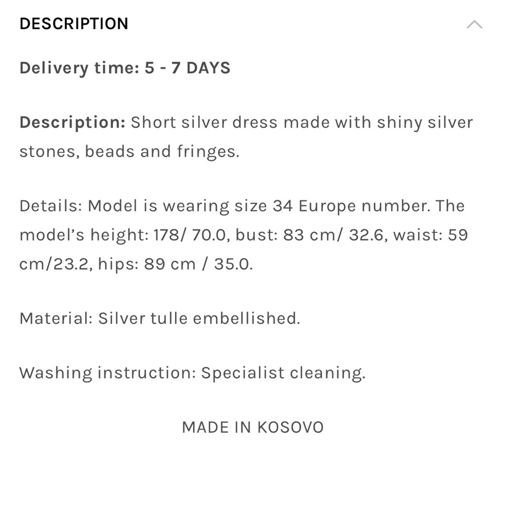 RARE Albina Dyla Silver Corset beaded Dress - Picture 3 of 6